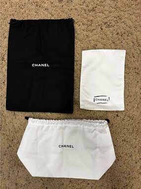 CHANEL dustbag trio
